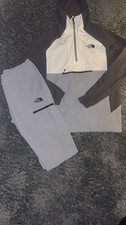 North Face Tracksuit Grey Size
