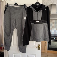 Mens North Face Grey Black