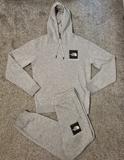North Face Tracksuit Mens Grey