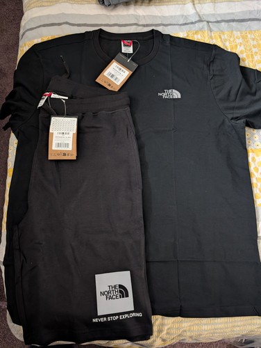Northface shorts and shirt - and, t-shirt